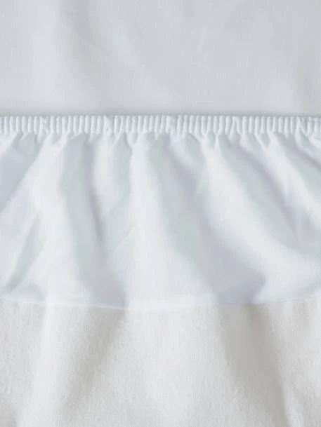 Alèse Molleton Imperméable BIO COLLECTION Blanc - Vertbaudet 3 Alèse Molleton Imperméable BIO COLLECTION Blanc - Vertbaudet – Image 3