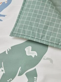 Couchage De Sieste Maternelle MINILI DINOS Personnalisable Vert - Vertbaudet -Magasin De Literie Pour Enfants couchage de sieste maternelle minili dinos personnalisable 2