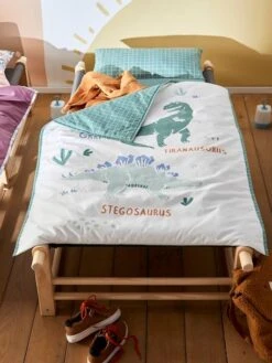 Couchage De Sieste Maternelle MINILI DINOS Personnalisable Vert - Vertbaudet -Magasin De Literie Pour Enfants couchage de sieste maternelle minili dinos personnalisable 4