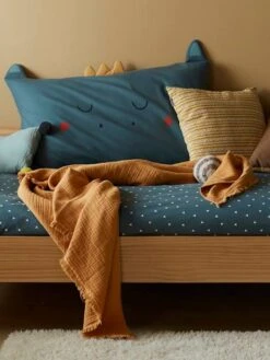 Couverture En Gaze De Coton Bio Caramel - Vertbaudet -Magasin De Literie Pour Enfants couverture en gaze de coton bio 2