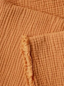 Couverture En Gaze De Coton Bio Caramel - Vertbaudet -Magasin De Literie Pour Enfants couverture en gaze de coton bio 3