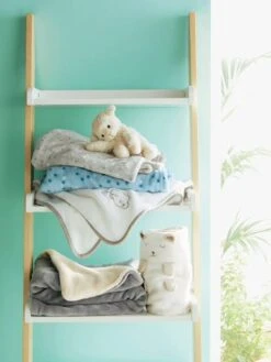 Couverture En Microfibre Imprimée étoiles Gris Clair - Vertbaudet -Magasin De Literie Pour Enfants couverture en microfibre imprimee etoiles 4