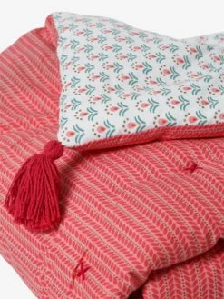Couvre-lit EDEN INDIA Rose / Multicolore - Vertbaudet -Magasin De Literie Pour Enfants couvre lit eden india 3