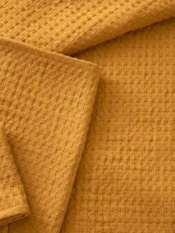 Couvre-lit Nid D'abeille Caramel - Vertbaudet -Magasin De Literie Pour Enfants couvre lit nid dabeille 2