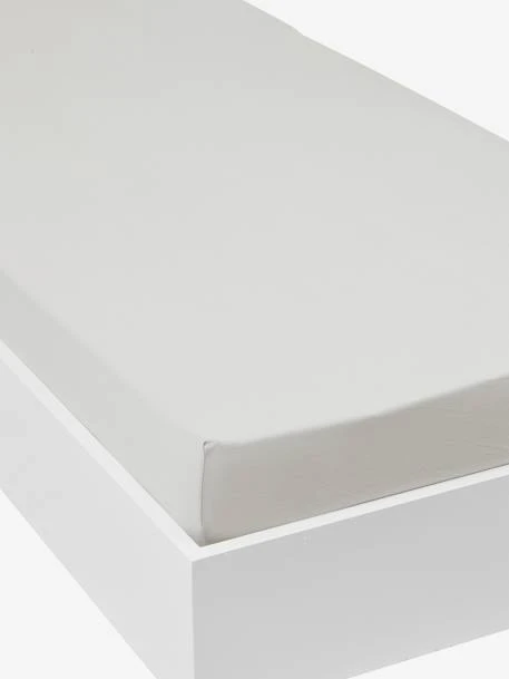 Drap-housse Enfant En Jersey Extensible Uni Couleur Gris - Vertbaudet 2 Drap-housse Enfant En Jersey Extensible Uni Couleur Gris - Vertbaudet â Image 2