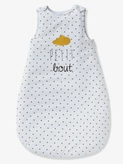 Magasin De Literie Pour Enfants 4 Gigoteuse Sans Manches PETIT BOUT Blanc Imprimé - Vertbaudet