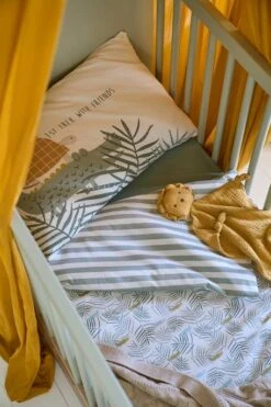 Housse De Couette Bébé TREK Oeko-Tex® Blanc Imprimé - Vertbaudet -Magasin De Literie Pour Enfants housse de couette bebe trek oeko tex 2
