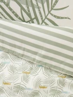 Housse De Couette Bébé TREK Oeko-Tex® Blanc Imprimé - Vertbaudet -Magasin De Literie Pour Enfants housse de couette bebe trek oeko tex 3