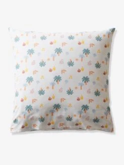 Parure Enfant JURASSIC CAMP Oeko-Tex® Blanc Imprimé - Vertbaudet -Magasin De Literie Pour Enfants parure enfant jurassic camp oeko tex 4