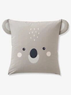 Parure Housse De Couette + Taie D'oreiller BIO* KOALA Gris / écru - Vertbaudet -Magasin De Literie Pour Enfants parure housse de couette taie doreiller bio koala 2