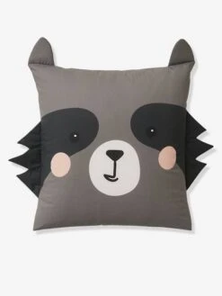 Parure Housse De Couette + Taie D'oreiller Enfant En Coton Bio* FOREST BAND écru / Multicolore - Vertbaudet -Magasin De Literie Pour Enfants parure housse de couette taie doreiller enfant en coton bio forest band 2