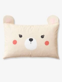 Parure Housse De Couette + Taie D'oreiller Enfant En Coton Bio* NATURE SAUVAGE Bleu - Vertbaudet -Magasin De Literie Pour Enfants parure housse de couette taie doreiller enfant en coton bio nature sauvage 3