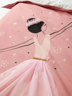 Parure Housse De Couette + Taie D'oreiller Enfant ENTRECHAT Rose - Vertbaudet -Magasin De Literie Pour Enfants parure housse de couette taie doreiller enfant entrechat 5