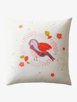 Parure Housse De Couette + Taie D'oreiller Enfant NORTH FOLK Oeko-Tex® Blanc Imprimé - Vertbaudet -Magasin De Literie Pour Enfants parure housse de couette taie doreiller enfant north folk oeko tex 3