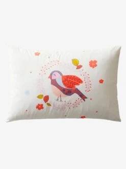 Parure Housse De Couette + Taie D'oreiller Enfant NORTH FOLK Oeko-Tex® Blanc Imprimé - Vertbaudet -Magasin De Literie Pour Enfants parure housse de couette taie doreiller enfant north folk oeko tex 5