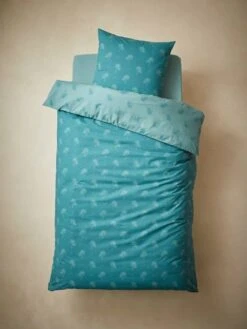 Parure Housse De Couette + Taie D'oreiller Enfant PALMIERS Terracotta - Vertbaudet -Magasin De Literie Pour Enfants parure housse de couette taie doreiller enfant palmiers 4