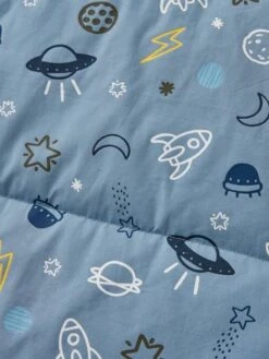 Sac De Couchage Personnalisable Cosmos Bleu - Vertbaudet -Magasin De Literie Pour Enfants sac de couchage personnalisable cosmos 4