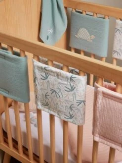 Tour De Lit / Tour De Parc Pare-chocs SOUS L'OCÉAN Rose - Vertbaudet -Magasin De Literie Pour Enfants tour de lit tour de parc pare chocs sous locean 2